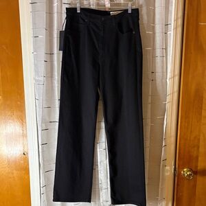 Rag & Bone Ny The Shannon Relaxed Black Straight Jeans NWT Size 30